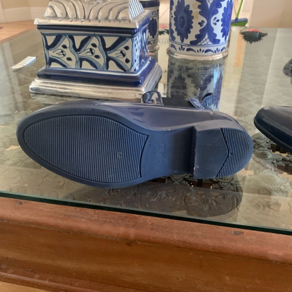 J Crew women’s Chelsea ankle boots navy blue size 7 - Picture 3 of 7